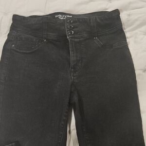 Maurices Black High Rise Women Jeans Medium